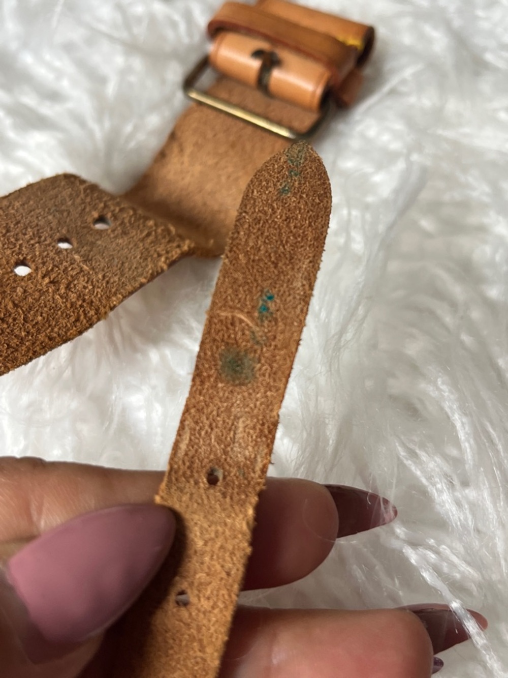 Louis Vuitton Brown Leather Luggage Tag with Strap - Picture 8 of 14